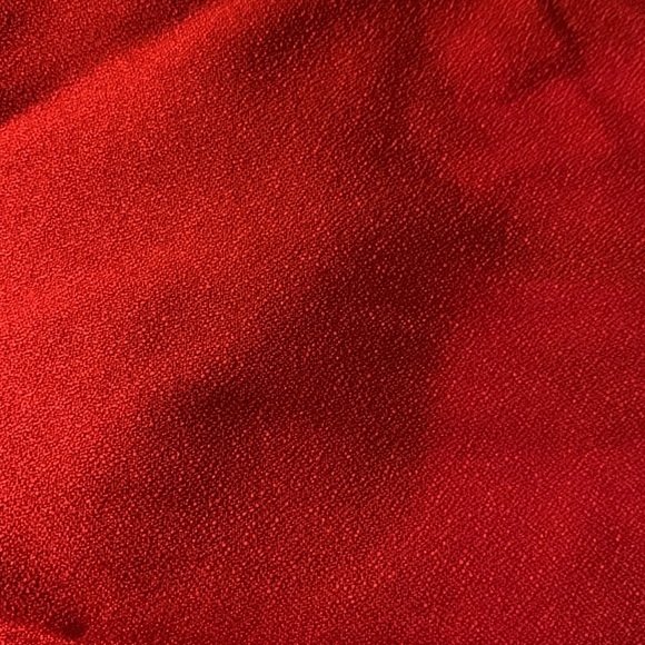 SHEIN RED FLARED WIDE LEG PANTS SIZE LARGE - Picture 2 of 5